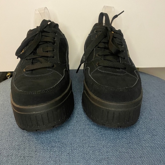 Puma Karma Li Idol Sneakers - Black Suede - Women’s 11 (Like New) - Picture 3 of 10